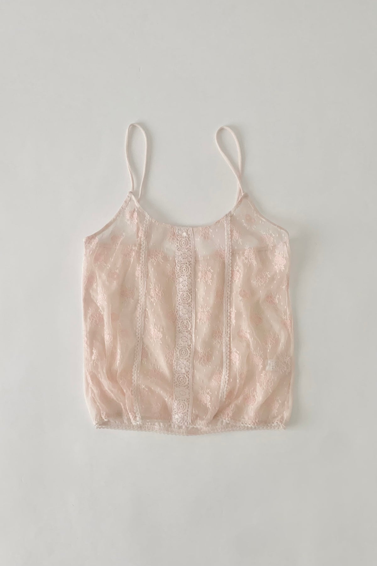 Chloe pink lingerie camisole