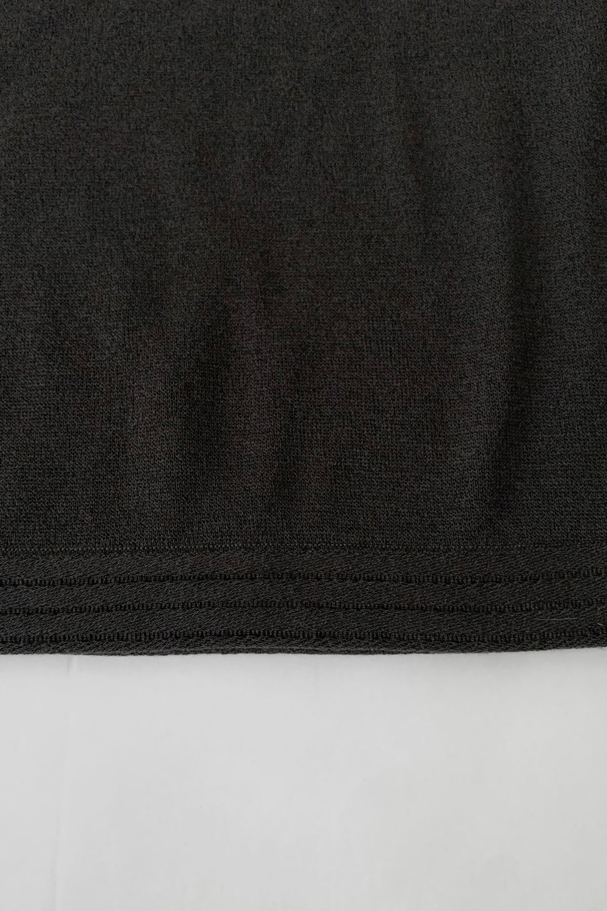 Italy charcoal gray knit skirt