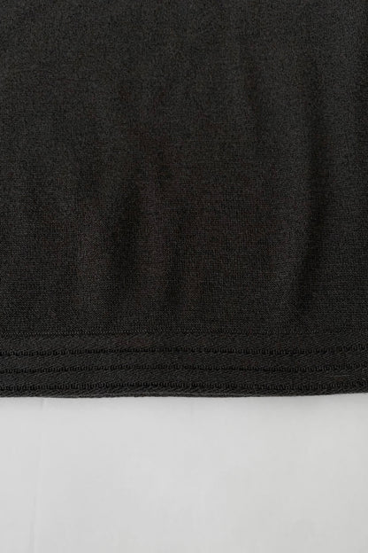 Italy charcoal gray knit skirt