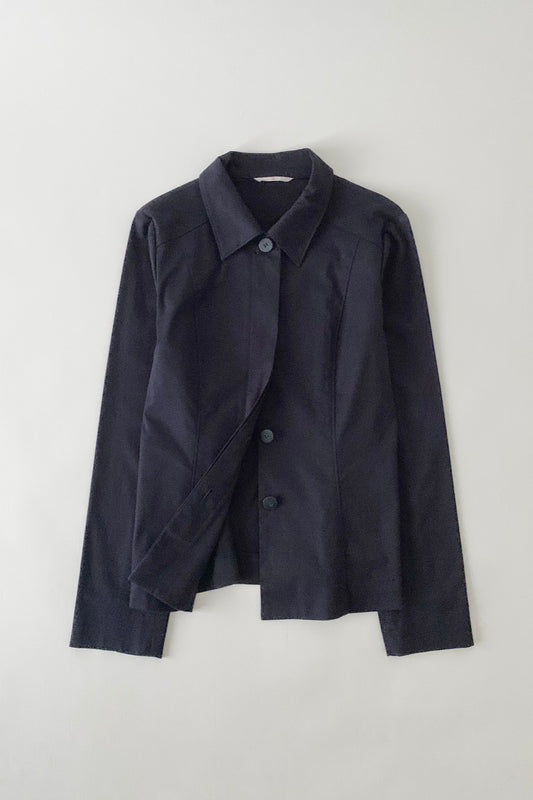 dark purple buttons jacket