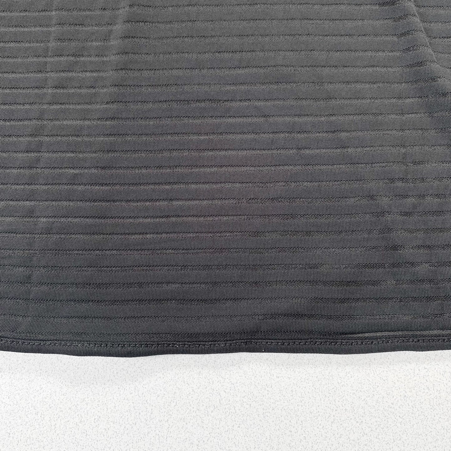 ARMANI black sheer stripe tops