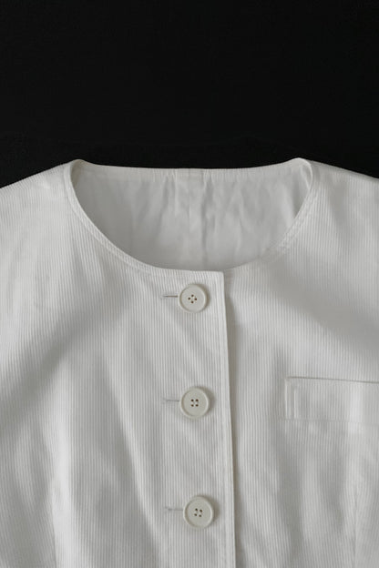 Christian Dior ivory vest