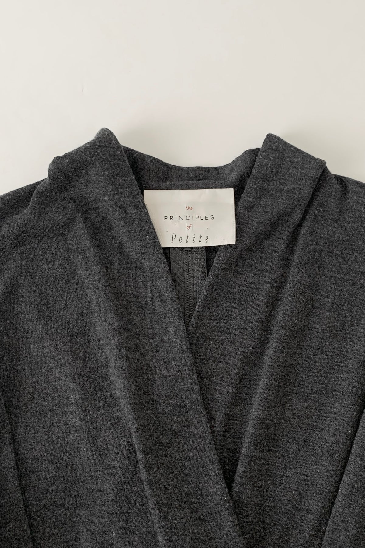 U.K. gray gather design dress