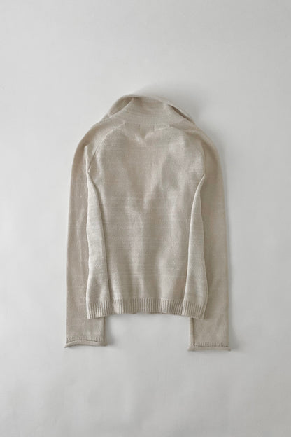 graige tweed knit jacket