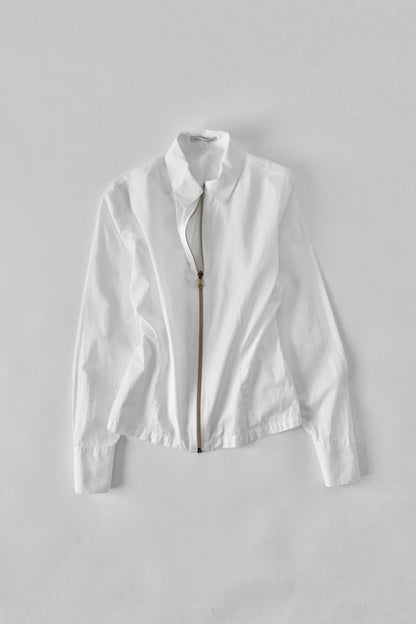 Italy gold zip shirt jacket