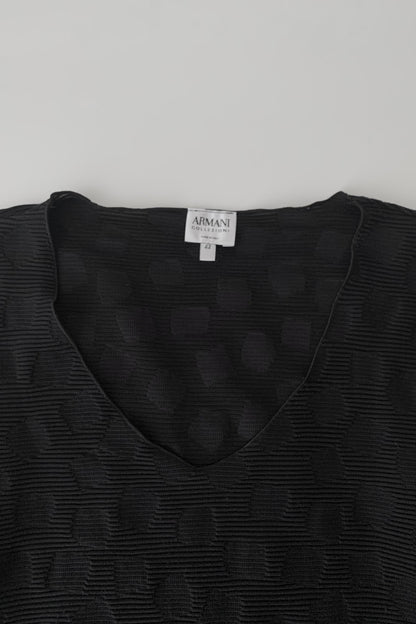 ARMANI black dot & stripe tops
