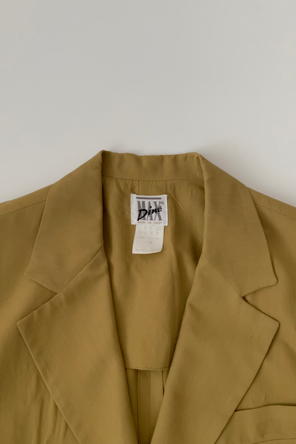 Italy dusty yellow long jacket