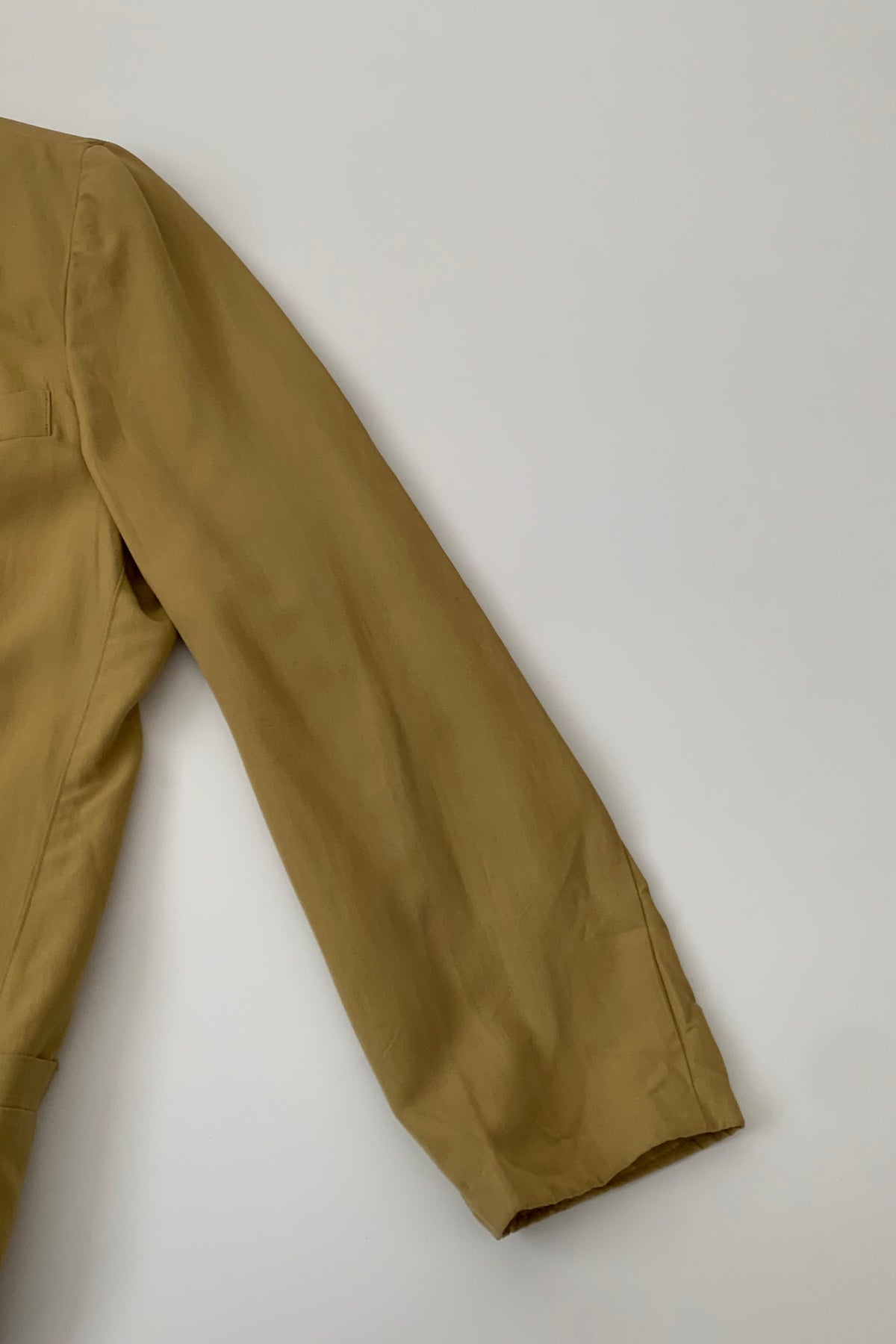 Italy dusty yellow long jacket
