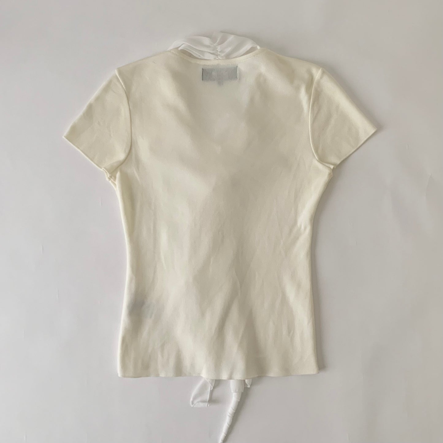 ivory frill design tops
